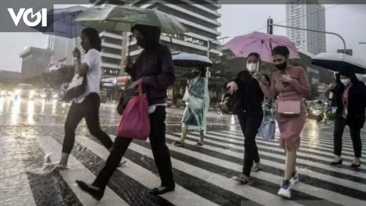 توقعات حالة الطقس وهطول الأمطار في جاكرتا وغيبور وتانجير يوم 7 مارس